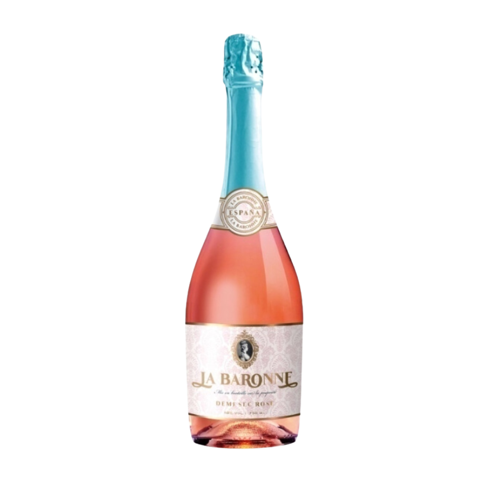 Espumante Espanhol La Baronne Rosé Demi Sec - 750ml