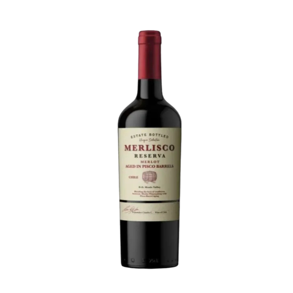 Vinho Chileno Tinto Merlot Reserva Merlisco 750ml